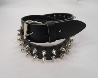 2-Row Spike Studded Belt.