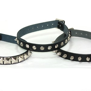 Genuine Leather Studded Choker