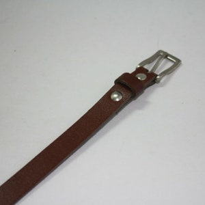 0401~15mm Leather Slim Belt