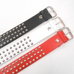 3-Row Conical Studded Belt.