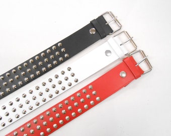 3-Row Conical Studded Belt.