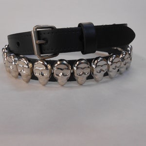 1-Row Skull Belt, SKB1.