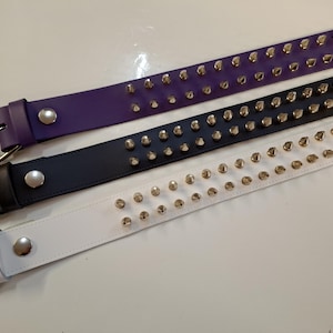 2-Row Spike Studded Belt.