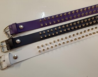 2-Row Spike Studded Belt.