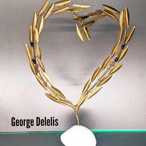 Bronze olive tree. Olive tree, bronze tree, home decor, decoration gift, tree sculpture, gift ideas, sculpture, heart sculpture, heart decor