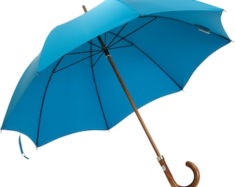 Classic English Umbrella in Kingfisher Blue