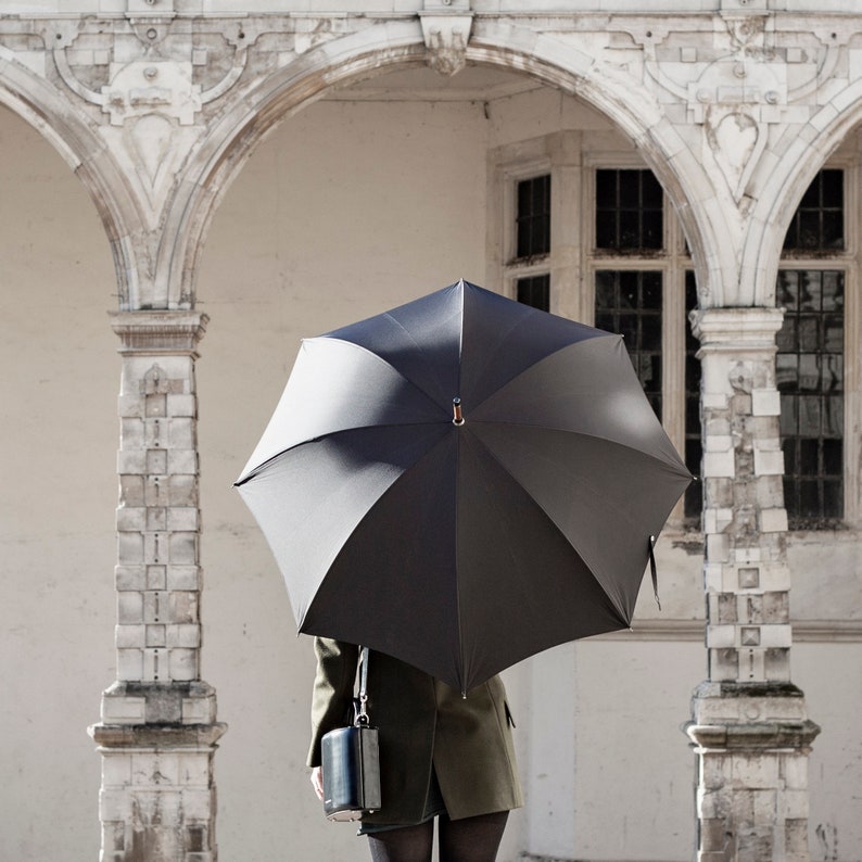 Classic English Black Umbrella image 7