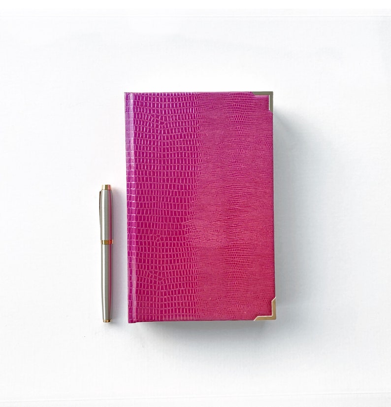 Pink A5 Journal / Diary Handmade In England image 7