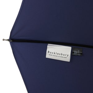 Classic English Umbrella: Handmade, Strong in Navy Blue image 7