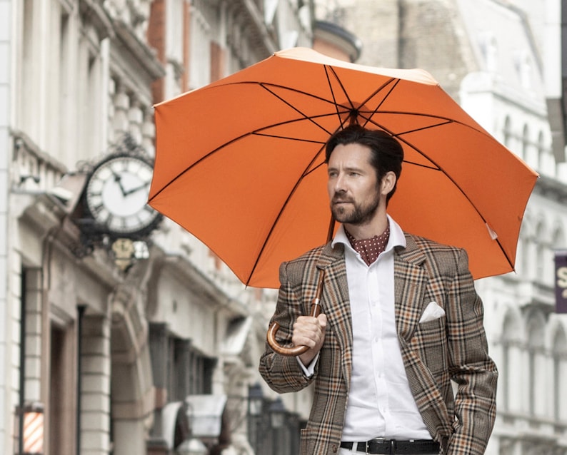 Classic English Umbrella in Orange imagem 1