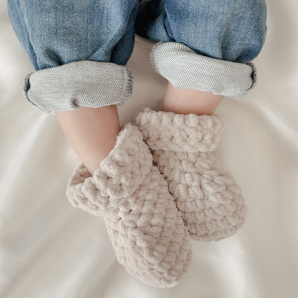 Babyschuhe gehäkelt Plushy Booties