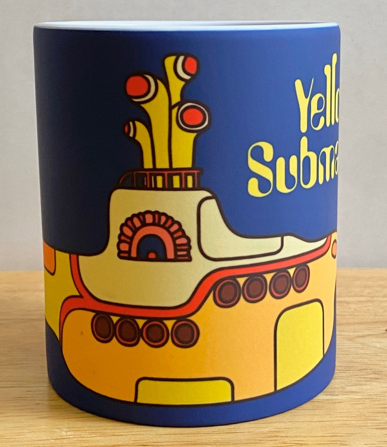Yellow Submarine Mug, Beatles Yellow Submarine Mug, Blue Magic MUG, the