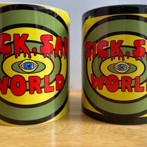 Sick Sad World Mug, Daria mug, Mtv cartoon MUG, coffee mug