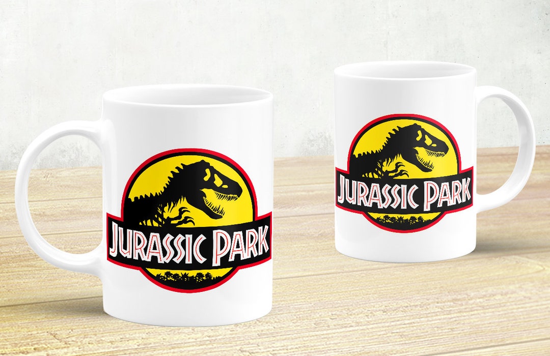 Jurassic Park Mug, Jurassic Park White Mug, Trex Mug Etsy