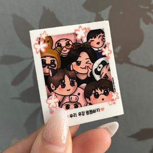 Ateez Polaroid Sticker