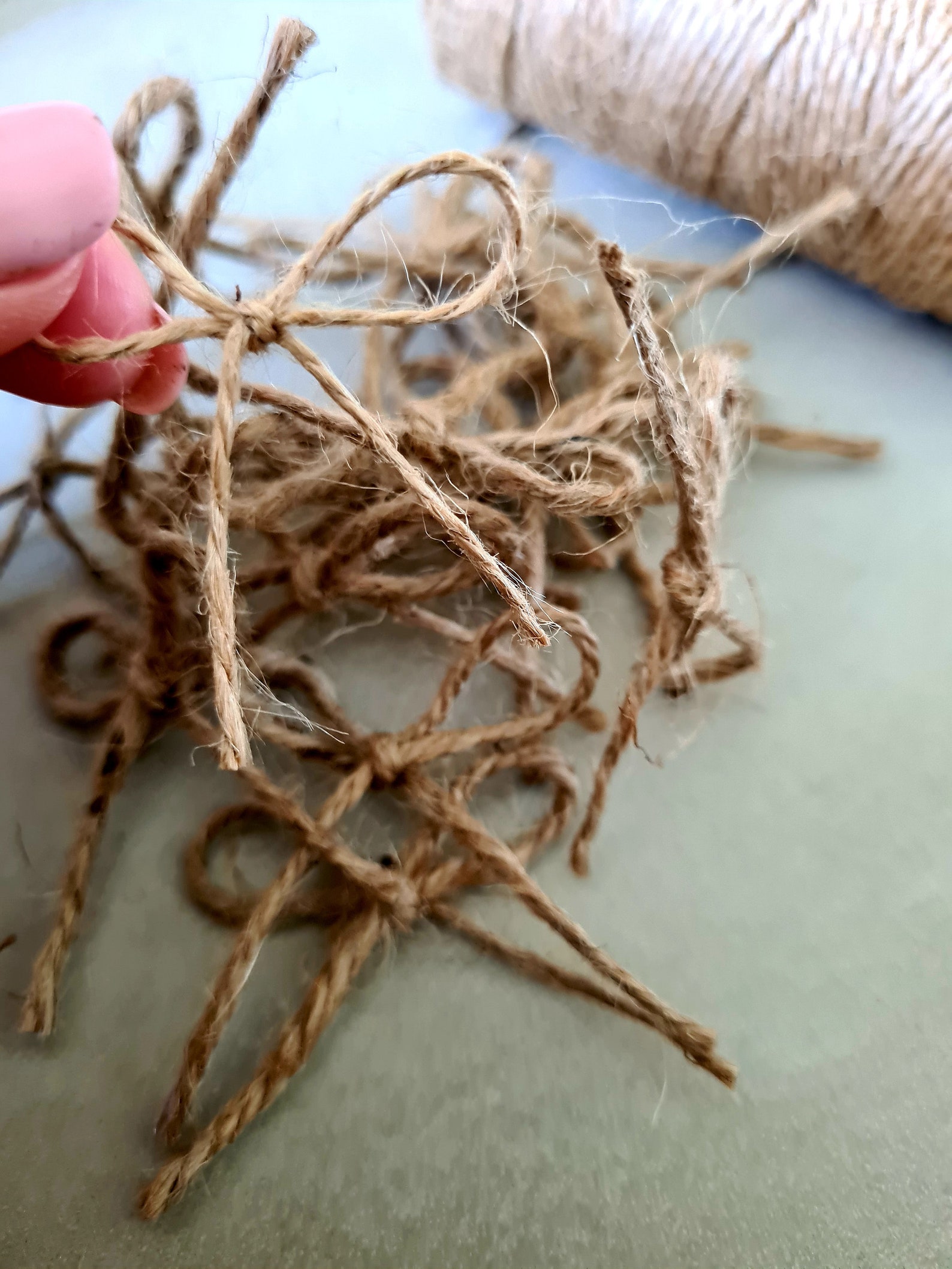 Jute Twine Bows Burlap String Bows Jute Bows Jute Twine Etsy