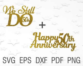Download 50th anniversary svg | Etsy