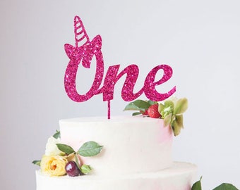 One unicorn svg First birthday svg Cake topper svg One unicorn horn iron on svg 1st birthday girl svg unicorn cake topper Birthday decor svg