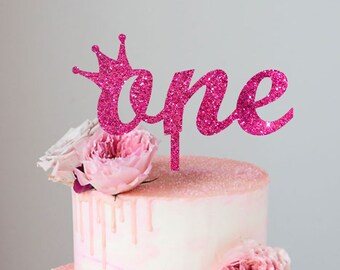 Download One cake topper svg | Etsy