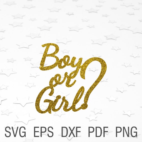 Download Boy Or Girl Svg File Baby Shower Svg Cupcake Toppers Baby Etsy