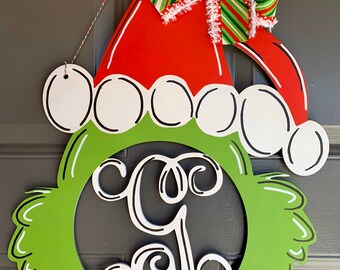 Download Grinch Monogram Etsy