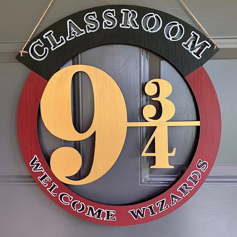 Classroom Harry Potter Inspired Door Hanger Teacher Gift | Etsy