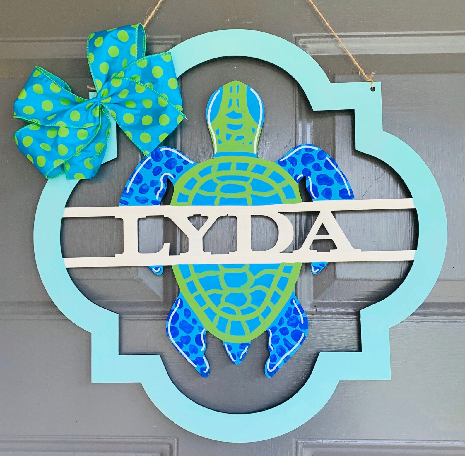 Sea Turtle Door hanger Summer Door Decor Summer Sign Beach Etsy