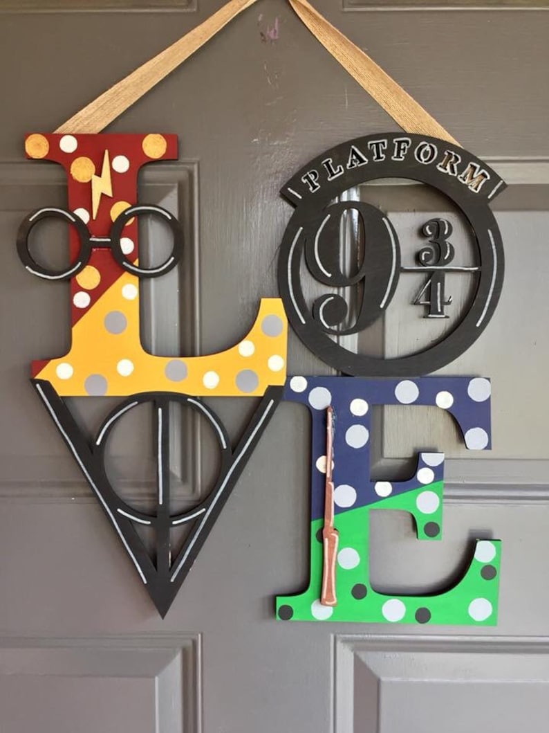 Harry Potter Inspired Door Hanger | Etsy