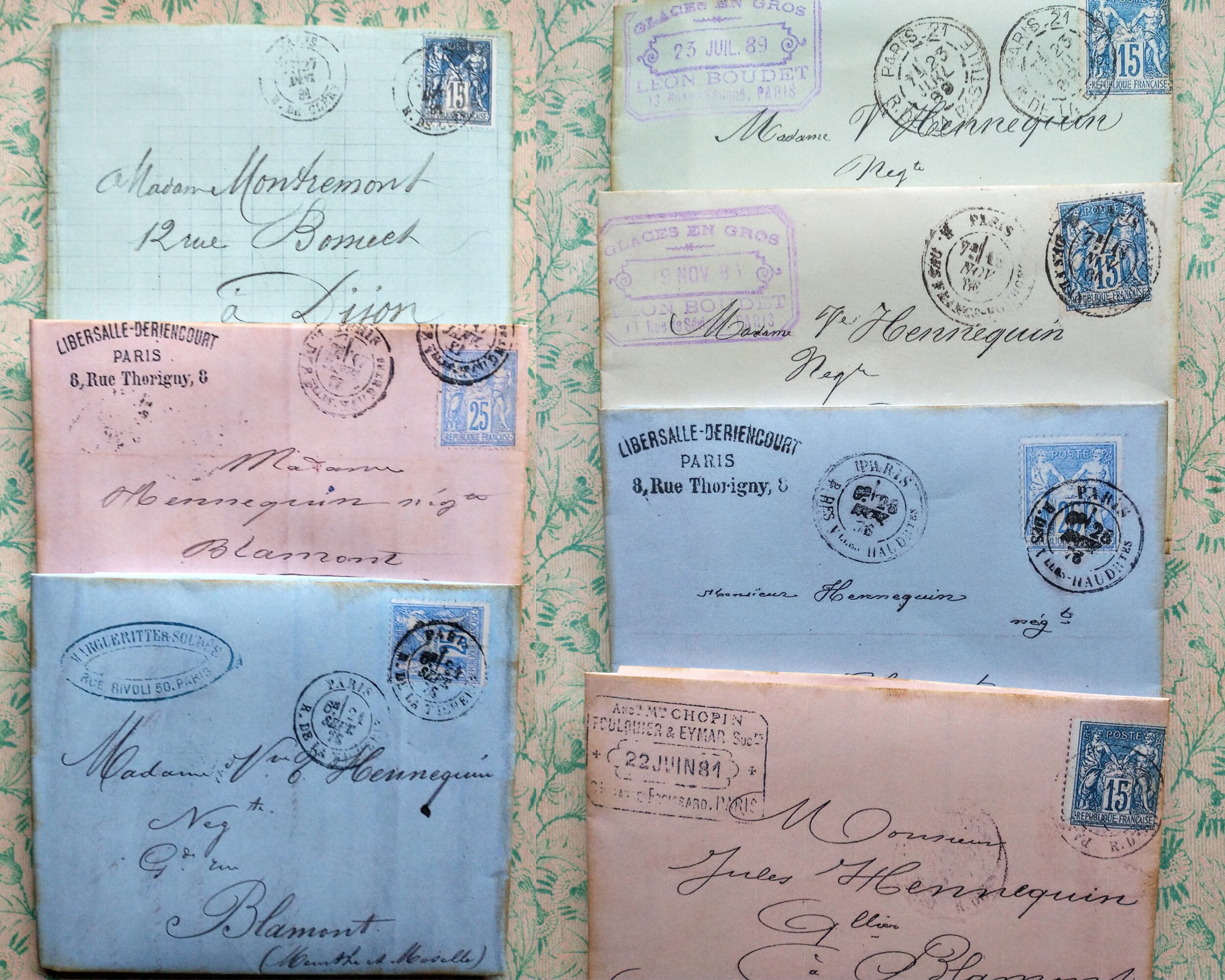 ANTIQUE FRENCH CORRESPONDENCE 1800's French Mail Etsy