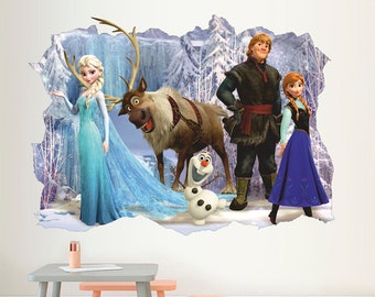 Frozen Wall Decal Etsy