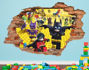 Lego Batman Decal Etsy