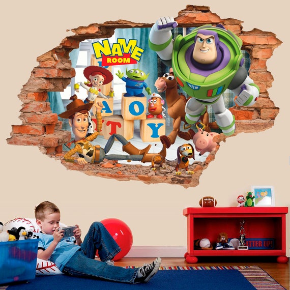 Toy Story 3d Wall Decal Personalized Sticker Removable - Toy Story Wall Decals Toy Story 3d Wall Decal Personalized Sticker Removable - Toy Story Wall Decals