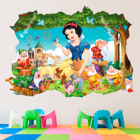 Peter Pan Wall Stickers Fairy Tale 3d Decals Cartoon