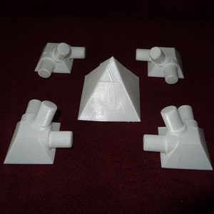 Kit de conector piramidal de Giza: ángulo de 51,51 grados para meditación, poder, salud, energía, uso metafísico.