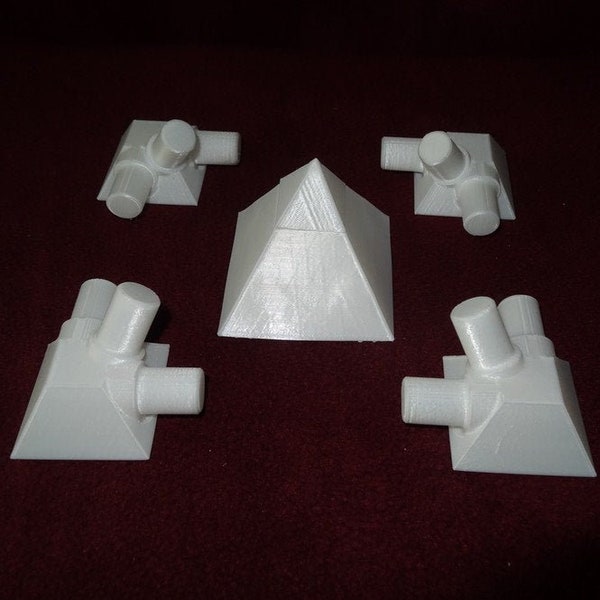 GIZA pyramid connector kit - 51 deg. angle meditation plastic PVC power health energy metaphysical