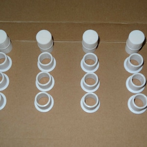 Meditation pyramid connector fitting adapter kit for 1/2&quot; to 3/4&quot; PVC pipe