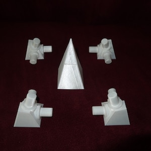Nubian pyramid connector kit - 72 deg. angle for meditation power health energy metaphysical use