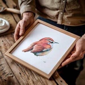 Wren Watercolor Print By Christy Barber Animal Watercolor Painting