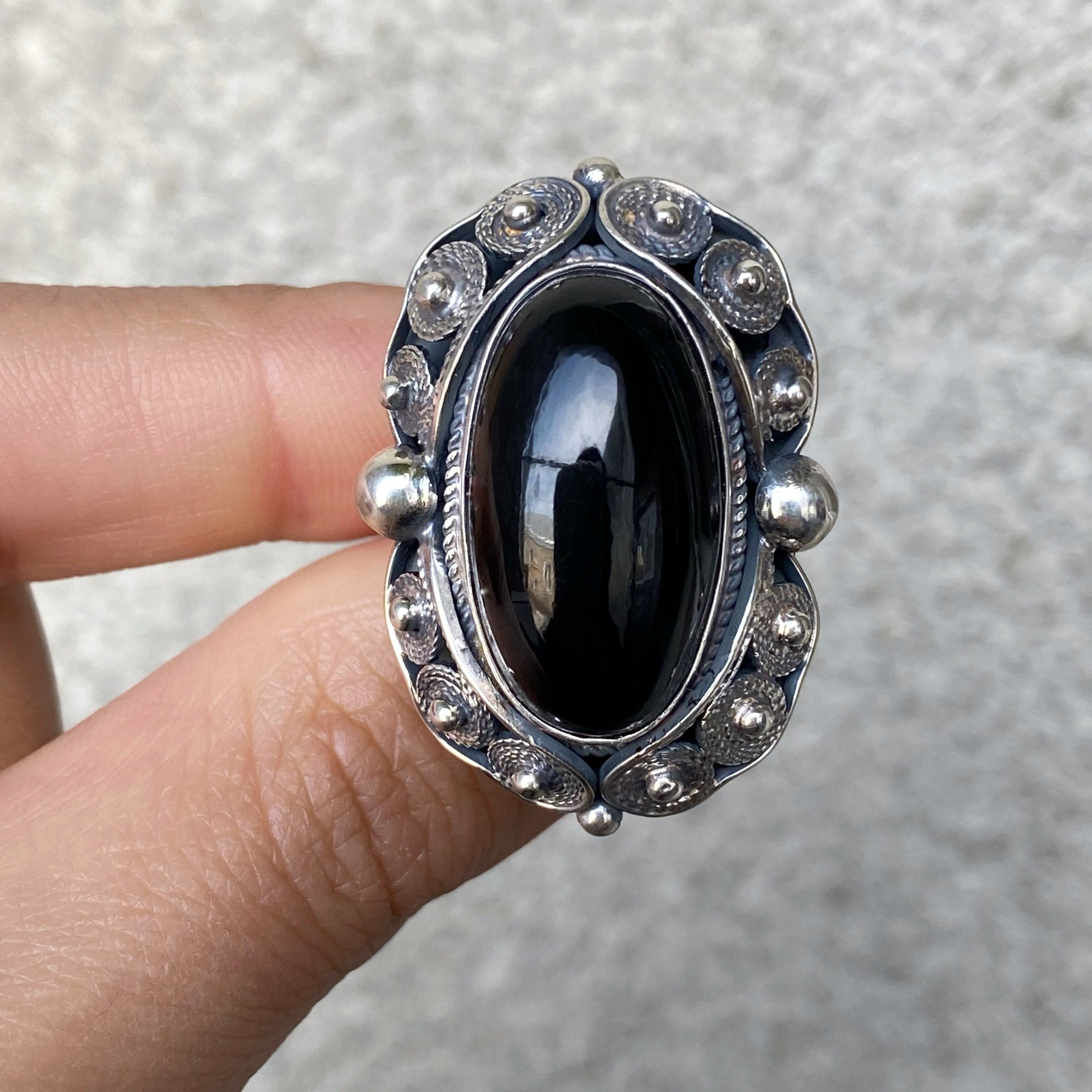 obsidian ring zodiac