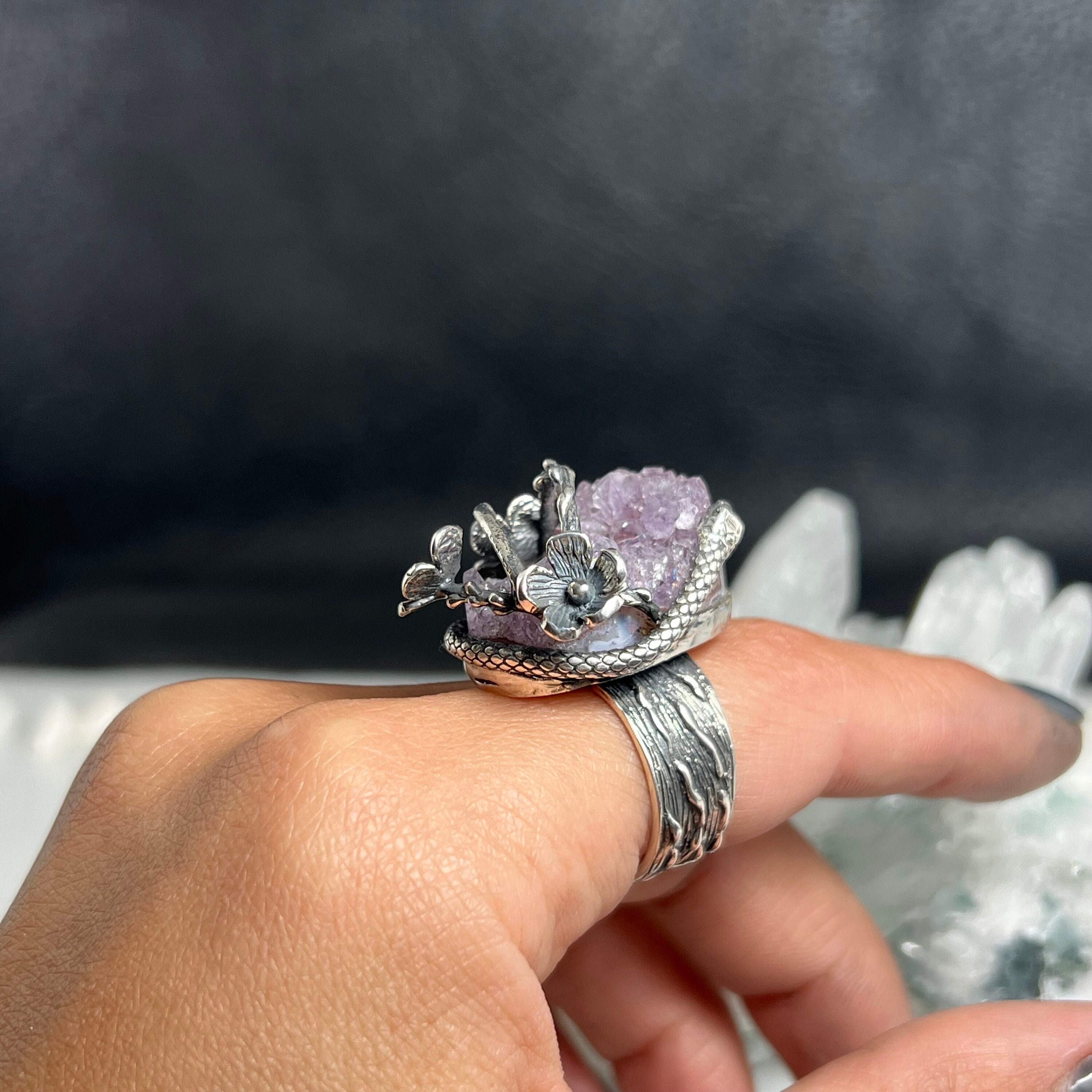 Rose Gold Fantasy Rings For Women Floral Fantasy Diamond Ring- By