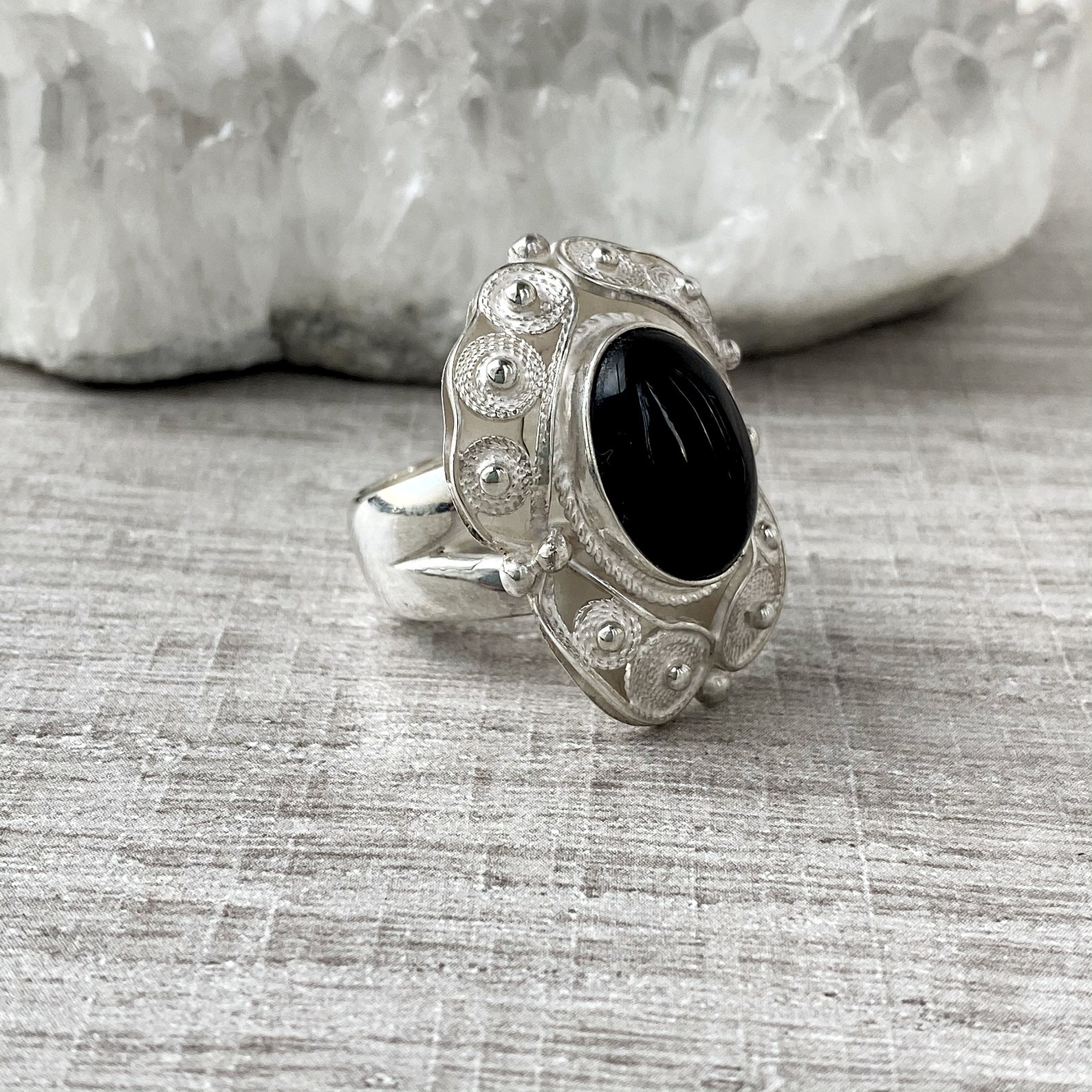 obsidian ring band obsidian ring band