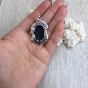 Vintage Cameo pendant necklace Silver 925 for women Armenian Vintage jewelry Cameo Filigree pendant Gift for grandmother Victorian pendant image 4