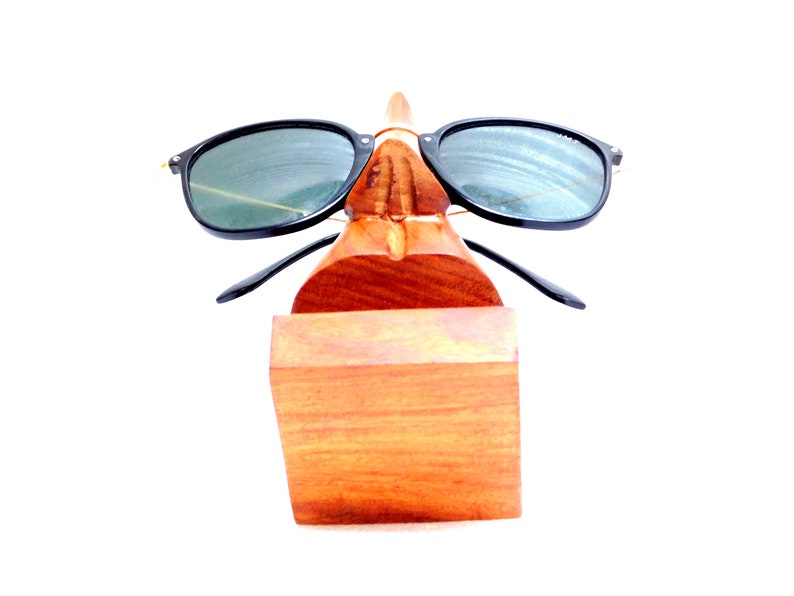 Wooden nose glasses holder hand made wooden crafted item. Etsy