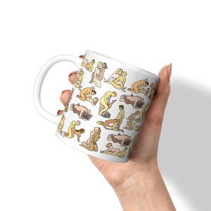 Kamasutra-Inspired Mug for Couples and Singles - 11oz 15oz - Cute and Unique Design