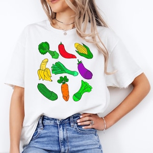 Raunchy Veggies T-Shirt: Adult Humor, Bold Statement Tee