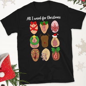 Funny Christmas Shirt, Ugly Christmas Tee, Naughty Santa Shirt, Dirty Xmas Shirt, Secret Santa Gift, Matching Holiday Shirts