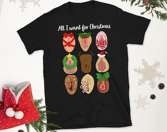 Funny Christmas Shirt, Ugly Christmas Tee, Naughty Santa Shirt, Dirty Xmas Shirt, Secret Santa Gift, Matching Holiday Shirts