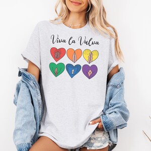 Vulva Graphic T-Shirt – Unique Artistic Design Tee for Women – Casual Fashion Top – Colorful Print Shirt for Everyday Wear