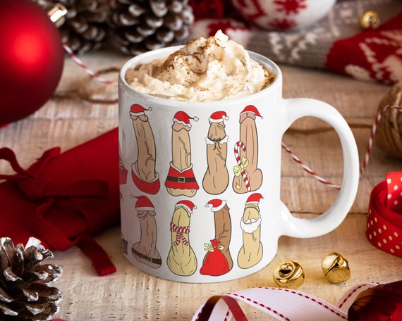 tacky christmas mug