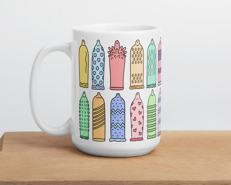Funny Condom Mug Safe Sex Awareness Coffee Cup With Fun Baby
